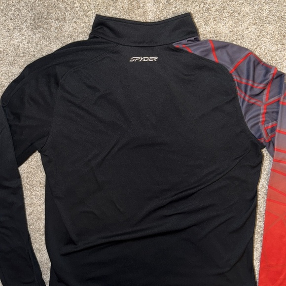Men’s Spyder 1/4 Zip Dri Fit Shirt Sz M - Picture 6 of 7